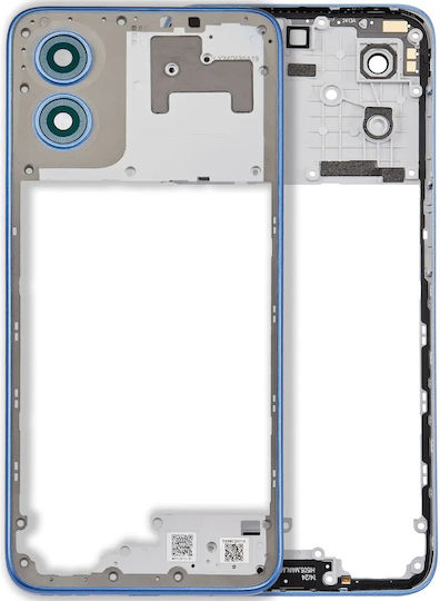 Mid-frame Motorola Moto G Play Xt2413 2024 Coronet Blue Genuine Oem