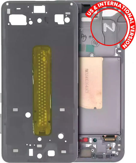 Mid-frame Housing Samsung Galaxy S23 Fe Us & International Version Graphite