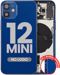 Back Housing W Small Parts Iphone 12 Mini Eu Global Version Aftermarket Plus Blue