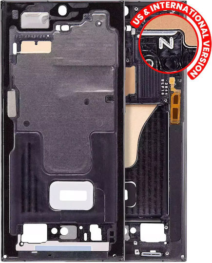 Mid-Frame Gehäuse Samsung Galaxy S23 Ultra 5G Us & Internationale Version Graphit