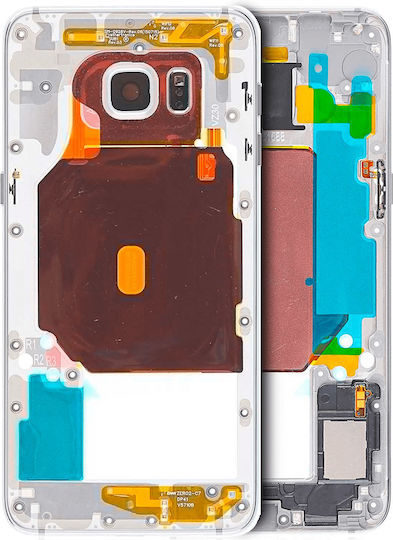 Mid-frame Housing Samsung Galaxy S6 Edge Silver