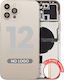 Back Housing W Small Parts Iphone 12 Pro Max Eu Global Version Aftermarket Plus Gold