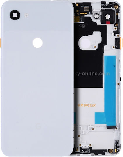 Back Housing Google Pixel 3a XL Echtes OEM Klar Weiß