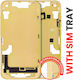 Mid-frame Housing W Small Parts Iphone 14 Eu Global Version Aftermarket Plus Yellow