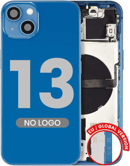 Back Housing W Small Parts Iphone 13 Eu Global Version Aftermarket Plus Blue