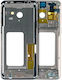 Mid-frame Housing Samsung Galaxy S9 Plus Small Parts Sunrise Gold Frame