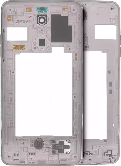 Carcasă De Mijloc Lg K8 2017 Aristo Versiunea SUA Originală Oem Argintie