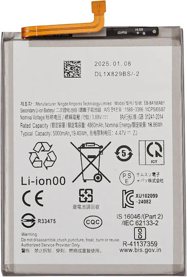 Replacement Battery Samsung Galaxy A26 5g A266 2025 A16 5g A166p 2024 A16 4g A165 2024 Eb-ba166aby