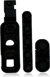 Lautsprecher Mikrofon Mesh iPhone Xs Max Schwarze 10er Pack