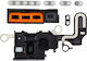 Lautsprecher Mikrofon Mesh iPhone 15 Plus Weiß 10er Pack