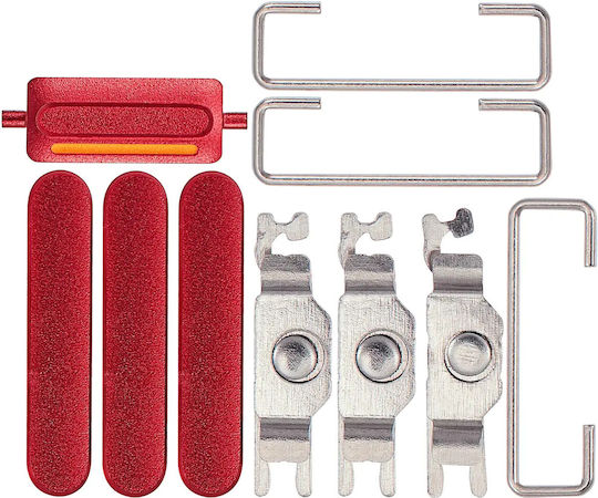 Hard Buttons Power Volume Switch Iphone Se 2022 Red