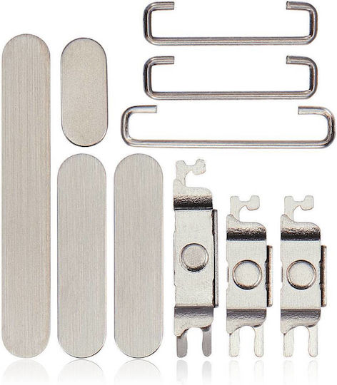 Hartknöpfe Power Volume Schalter iPhone 15 Pro 15 Pro Max Weiß Titanium