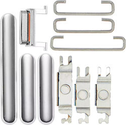 Hard Buttons Power Volume Switch Iphone 11 Pro 11 Pro Max Silver