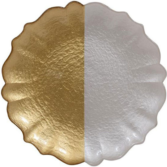 Fylliana Decorative Platter Glass Yellow
