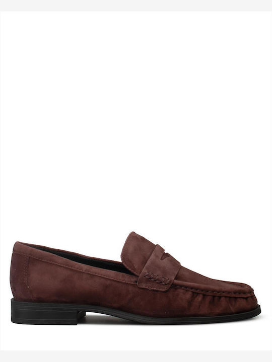 Loafers Dama din Piele în Culoare Maro