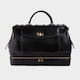 Time Resistance Leder Medizinische Tasche in Schwarz Farbe
