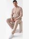 Мъжки панталон Комплект Relaxed Fit Бежов