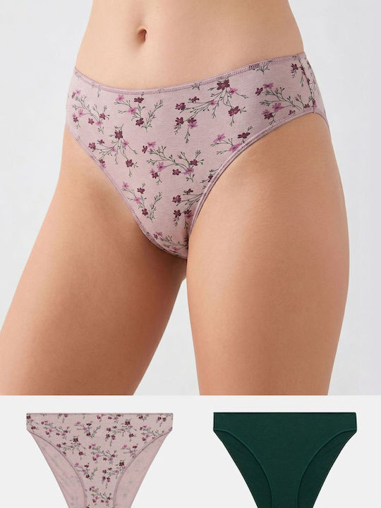 Minerva Invisible Γυναικεία Slip 2Pack χωρίς Ρα...