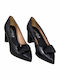 Leder Pumps Schwarz