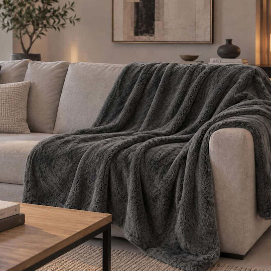 Pol Carpets Πολυθρόνας Π130xΜ170cm D.grey