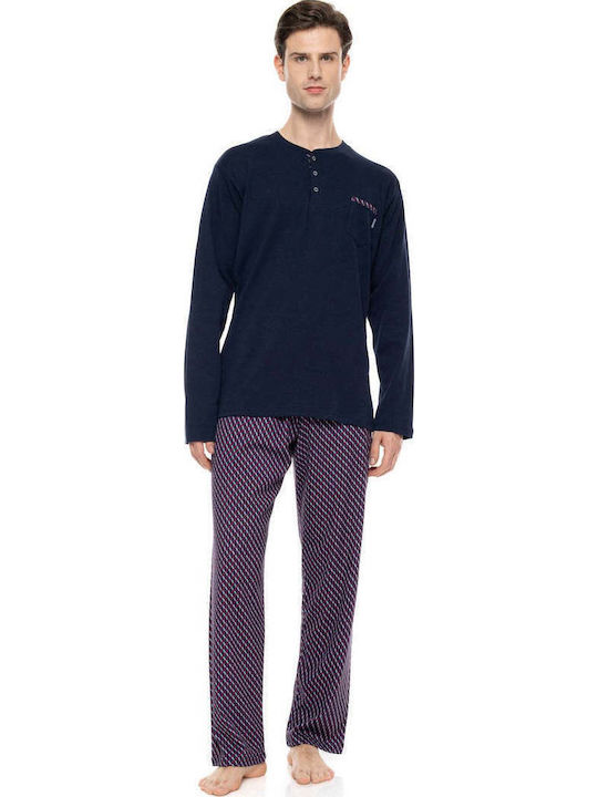 Ulisse Winter Men's Pyjamas Bordo