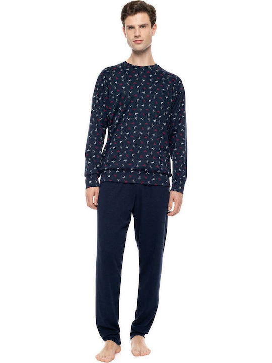 Ulisse Winter Men's Pyjamas Blue