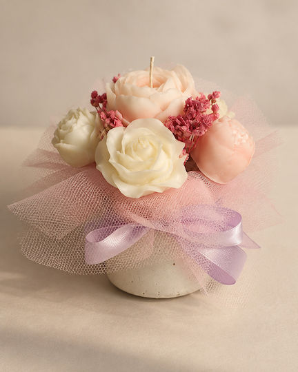 Maran Creations Bouquets Minimal Pure Vanille Aromatisch Dekorative Kerze Weiß 115gr Maran Creations Bouquets Minimal Pure Vanille Aromatisch Dekorative Kerze Weiß 115gr