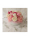 Maran Creations Bouquets Statement Baby Kiss Aromatisches Dekoratives Kerze Rosa 250gr