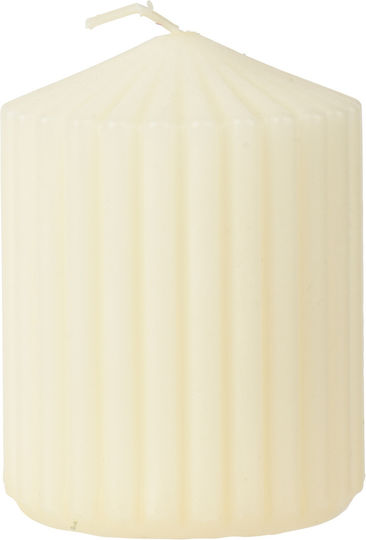 Lumânare Rotundă Ivoire 6x8 Ecru
