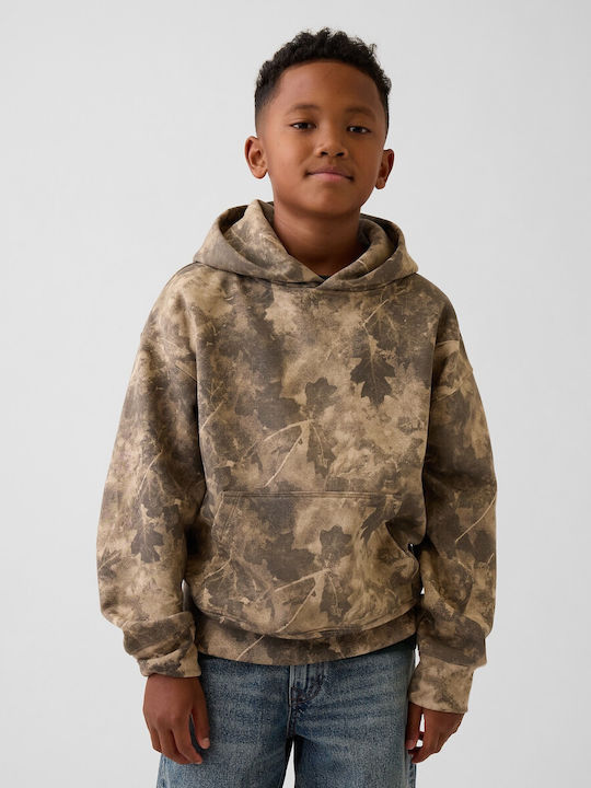 GAP Fleece Kinder-Sweatshirt mit Kapuze und Tas...