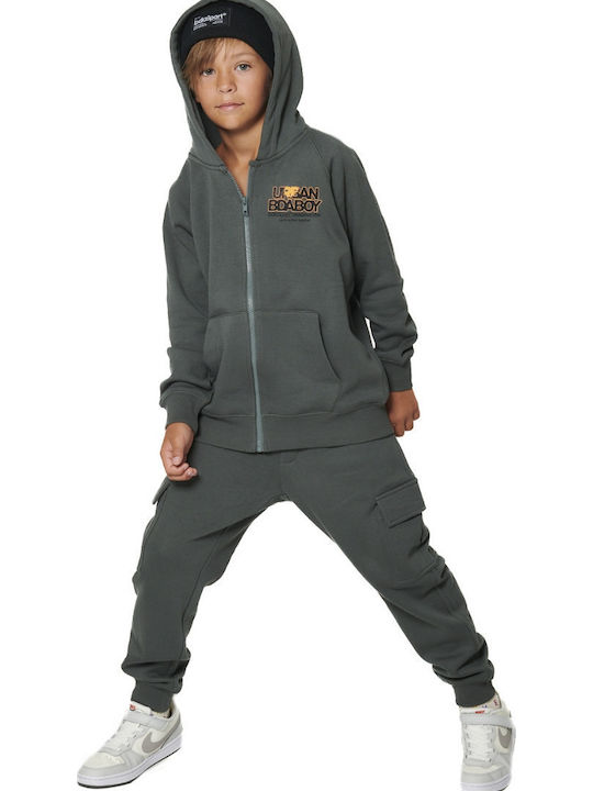 Body Action Fleece Kinder-Sweatjacke mit Kapuze...