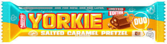 Nestle Yorkie Pretzel Duo Salted Caramel 66gr Attention Melts
