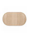 MRShome Non-Slip Bath Mat Oval DC-026002BG Beige 38x69cm