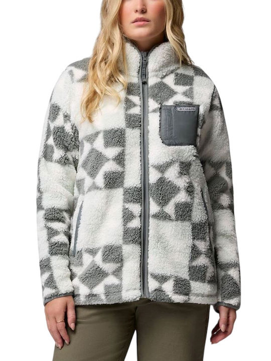 Columbia Women's Cardigan with Zipper Grey