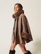 Women's Poncho Beige