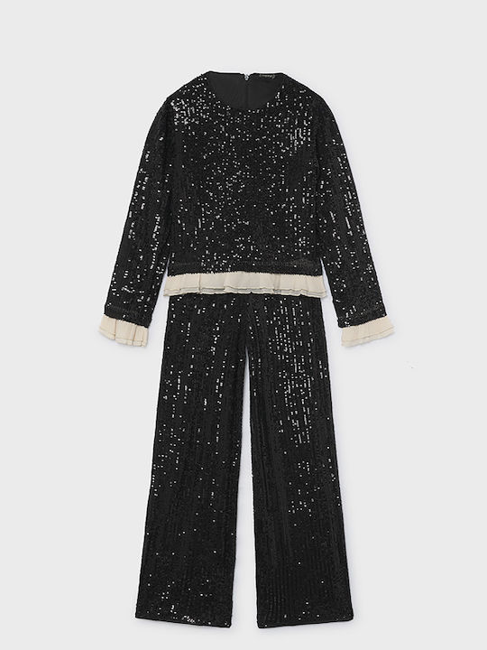 Mayoral Kids Set with Pants 2 Pieces Black