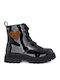 Kinderstiefel mit Reissverschluss Schwarz