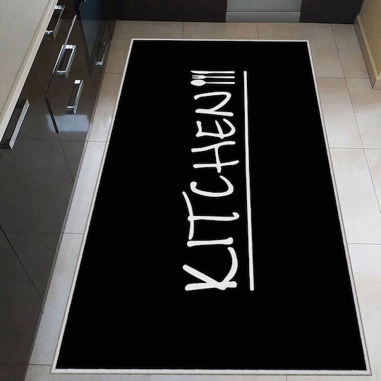 Conceptum Hypnose Wookece241 Küchenmatten Läufer Schwarz 60x100cm