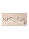 Conceptum Hypnose Spoon 882 Kitchen Mat Ecru-Black 100x300cm