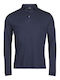 Tee Jays Men's Promotional Long Sleeve Polo Shirt Navy