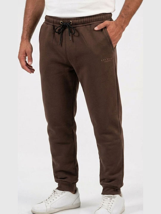 Clever Herren-Sweatpants Braun