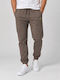 Sweatpants with Elastic Khaki Ash