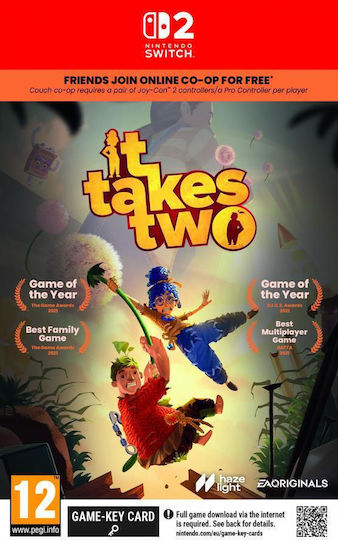 It Takes Two (Spiel-Schlüssel-Karte) Nintendo Switch 2 Spiele