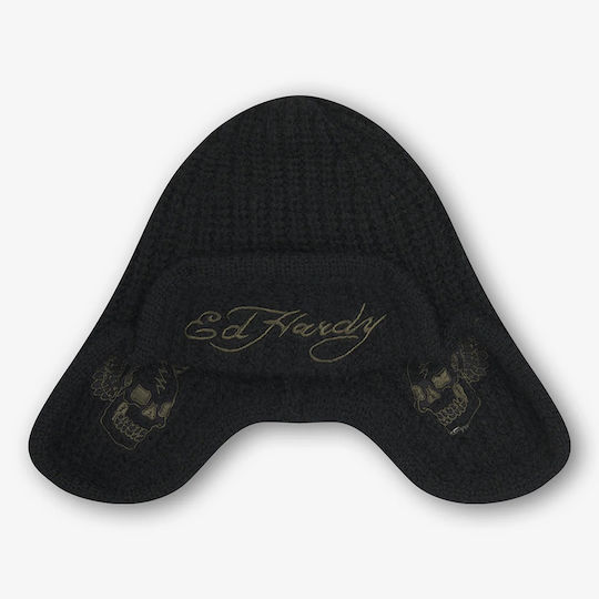 Beanie Unisex Knitted Beanie in Black Colour
