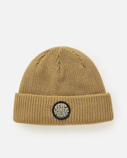 Beanie Unisex Knitted Beanie in Yellow Colour