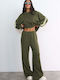 Damen Jogginghosen Khaki