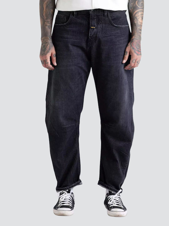 Мъжки дънков панталон Loose Fit Black_denim