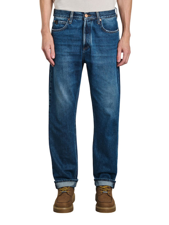 Staff Herren Jeanshosen Entspannt Passform Blau...