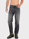 838 Мъжки дънков панталон Relaxed Fit Male Grey