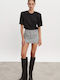 Damen Skorts Grau